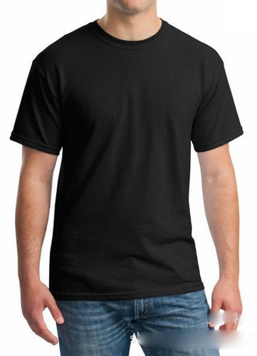 Mens RockBerry Plain 100/% Cotton Casual Short Sleeve Rib Crew Neck T Shirt Top