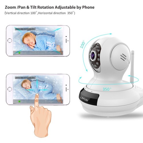 Wireless Camera Baby Monitor Wifi Video Record Night Vision Remote Motion Audio