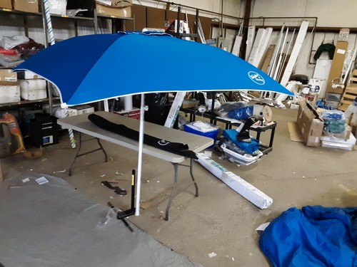 1781 Pacific Blue, Taylor Made Anchorshade III #22043 Missing Straps 6/' x 6/'