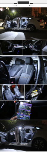 15 Bright White Bulb For Hyundai i40 2011-2014 LED Interior Light Package Kit