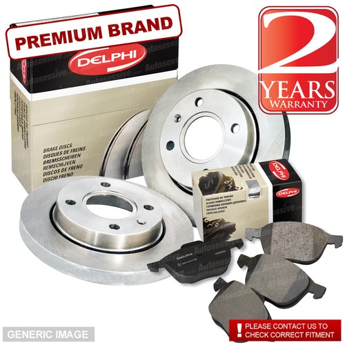 Audi Allroad 2.7 Quattro EST 247bhp Rear Brake Pads Discs 255mm Solid
