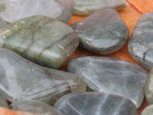 Omni New Age Labradorite Crystal Tumbled Stones x 2 Pieces