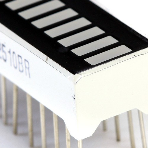 10-Segment Red LED Bar-graph Display 20 pins LED Color 2.5cm x 1cm