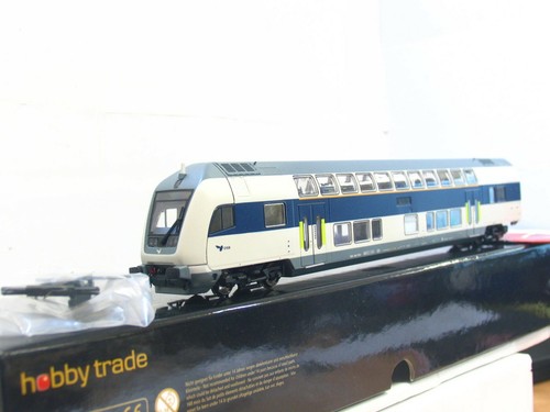 ln8567 Hobbytrade h0 HT 73010 double étage Taxe Voiture ABS DSB AC neuf dans sa boîte
