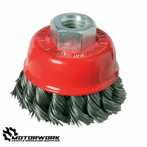 SILVERLINE ANGLE GRINDER TWIST KNOT STEEL WIRE BOWL CUP BRUSH