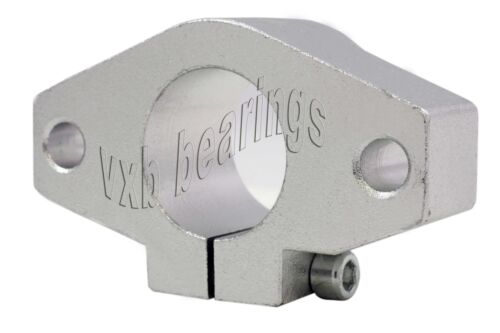 CNC Flange Block 25mm Diameter Aluminium Shaft Support 