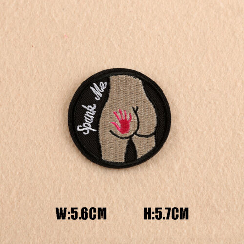 Embroidered Iron On Sew On Patches Set Badge Bag Fabric Applique Craft DIY