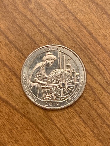 2019-W BU UNC Lowell Washington Quarter from BANK ROLL Read Info