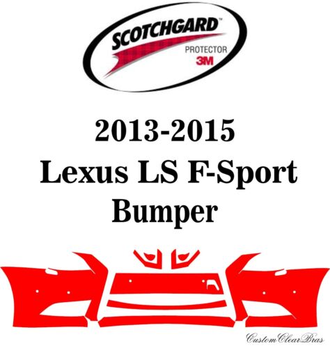 3M Scotchgard Paint Protection Film Clear Bra 2013 2014 2015 Lexus LS F-Sport
