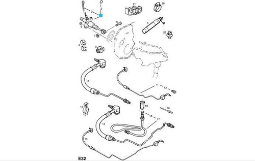 Genuine Vauxhall Vectra Clutch Master Cylinder 90522656 Brand New