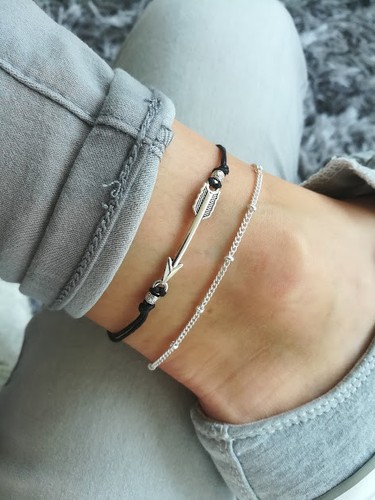 Arrow Anklet Arrow Jewellery Arrow Beach Anklet Silver Arrow Travel Jewelry
