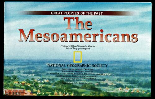 ⫸ 1997-12 The Mesoamericans Great Peoples National Geographic Map Poster 