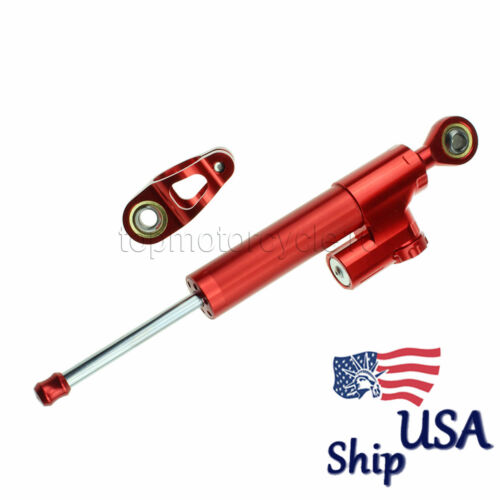 USA Steering Stabilizer Damper Linear Adjustable For DUCATI BMW SUZUKI KAWASAKI