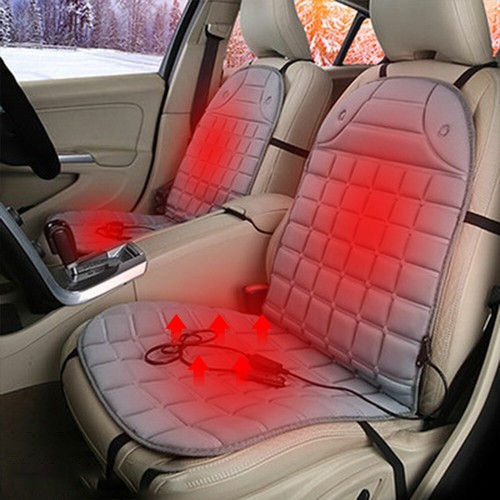 2PCS 12V Heated Seat Cushion Mat Warmer Heating Seats Cover Pad for Car Truck