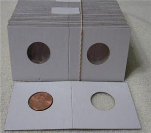100 2x2  Cardboard Coin Holder Penny Cent