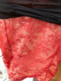 Agent Provocateur Soiree wiggle dress M L chiffon satin lace vintage