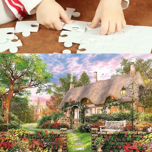 1000 piece England Cottage Jigsaw Puzzle Puzzles Adults Learning Education UK