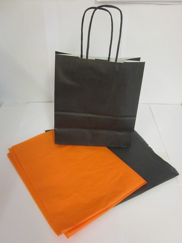 candy sweet butin titulaire sac /& tissu Noir Halloween Trick or Treat parti sacs
