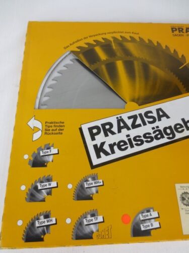 Präzisa Kreissägeblatt Type B 250mm 1,6mm 20mm 80B Sägeblatt nr3600