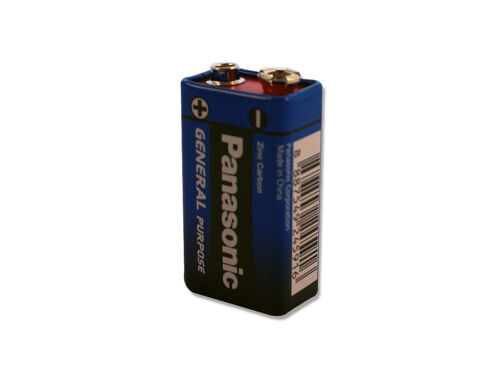 YP: 9V Block 1,08€//Stk. Zink // Kohle Batterie 4x Panasonic Batterien