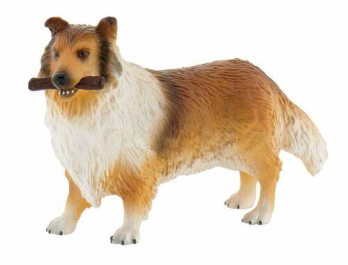 Bullyland Bullyworld Hund Langhaarcollie Lassie Dog Sallemfigur Spielfigur 