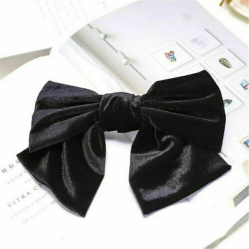 Details about  / Women 2 Layers Velvet Butterfly Hair Clip Big Bow Knotted Barrettes Accessories