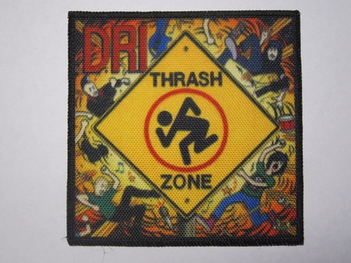 Thrash Zone new printed patch thrash crossover metal D.R.I