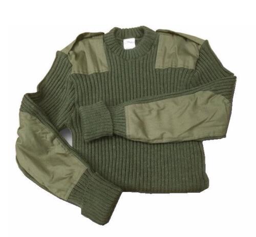 Olive Jumper British Army Wool Pullover Size 94cm Small Size 36-38 Chest ~ New 