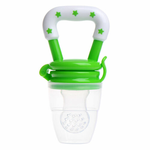 Baby Dummy Feeding Nibbles Weaning Fresh Fruit Food Feeder-Nutrition Pacifier ` 