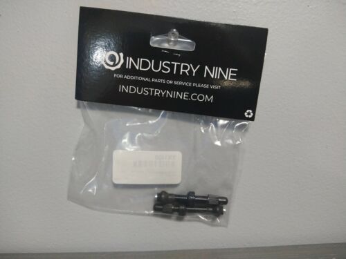 Industry Nine No-Clog Aluminum Tubeless Valve Stems, 40mm BLACK , Pair