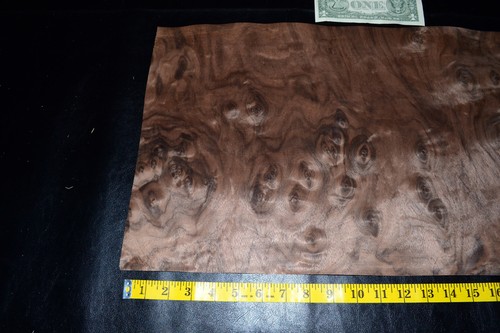 Walnut Burl Raw Wood Veneer Sheets 13 x 24 inches 1//42nd thick E4705-20