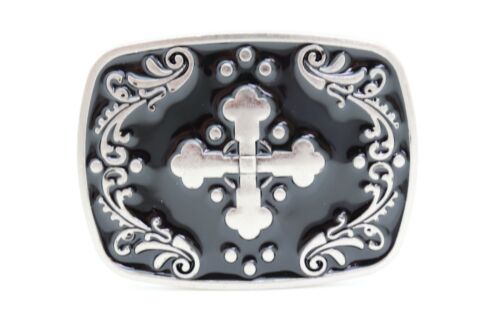 Details about   Men Women Silver Metal Belt Buckle Western Fashion Religious Iron Cross Weekend 