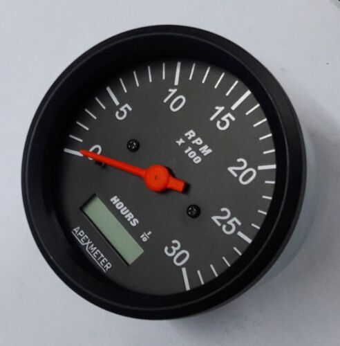 Alternator 100mm Vintage Digital Electronic 0-3000 RPM Tachometer Ignitioncoil 