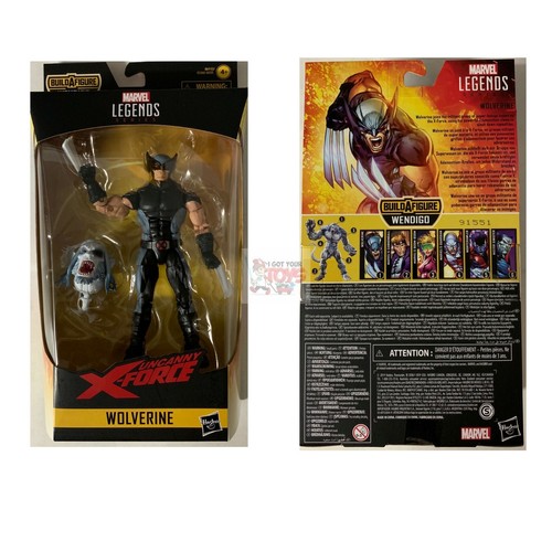 X-FORCE WOLVERINE /& BAF PIECE Marvel Legends HASBRO 2019 X MEN 6/" Inch FIGURE