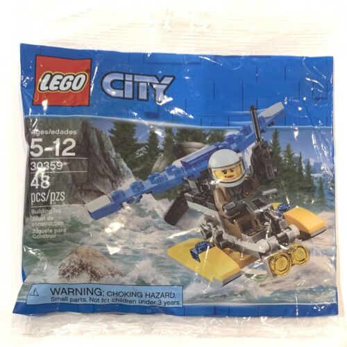 Lego City 30359 Police Water Plane Sealed Polybag Complete Set W/ Minifigure 