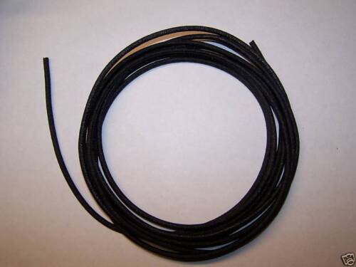 Cloth Covered Primary Wire  18 gauge Black 10 feet