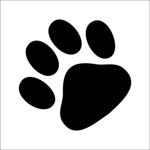 Set of 58x Cat Dog PAW PRINTS paws vinyl decals stickers car vehicle decoration 