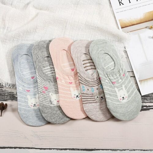 Details about  / Cute Cat Hamster Dog Animal Socks Women Summer Korean 28 Style 5 Pairs//lot