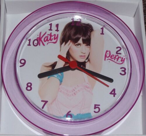 KATY PERRY Novelty Wall Clock 7/" GREAT GIFT **NEW**L@@K