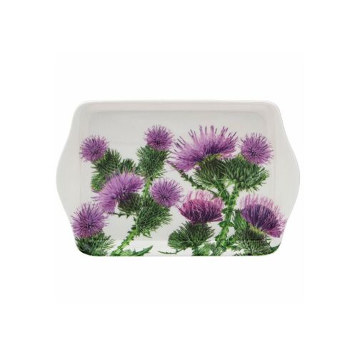 Trinket Tray Flowers LP94395 Car & House Keys Purple Thistle Small Tray 