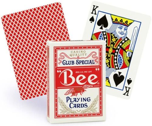 Diamond Back Red Sealed USPCC Bee Standard Playing Cards 