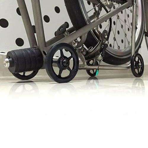 8x Bike Easy Wheels Folding Replacement for Brompton Modified Parts Black