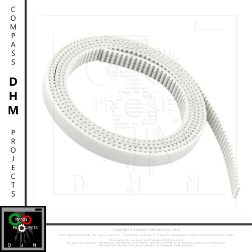 Cinghia GT2 poliuretano belt distribuzione 6mm passo 2mm al metro stampa 3D CNC