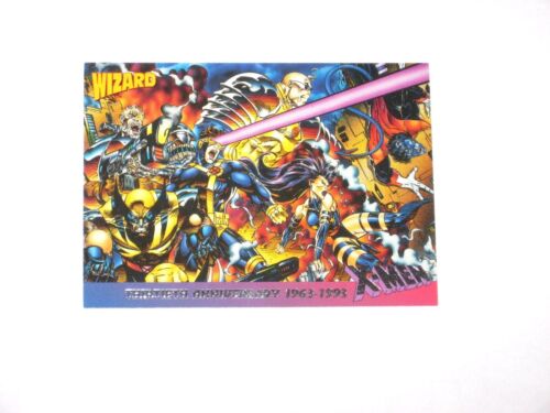 WOLVERINE! 1993 WIZARD MAGAZINE X-MEN 30TH ANNIVERSARY 1963-1993 PROMO CARD