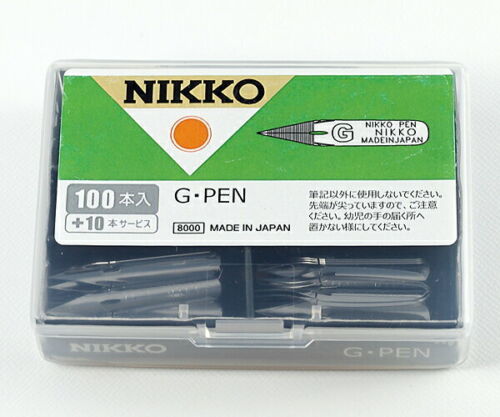 Nikko NG-100 Pen Tip Nib G pen 100 Tachikawa 10 with service Made in Japan