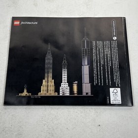 LEGO 21028, New York City, INSTRUCTIONS ONLY