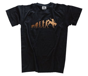 Bronze Edition rodeo cavalier cowboy western LINEDANCE Evolution t-shirt s-xxxl
