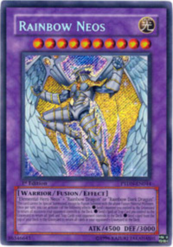 YuGiOh Rainbow Neos Secret Rare PTDN-EN044 1st Edition Lightly Played