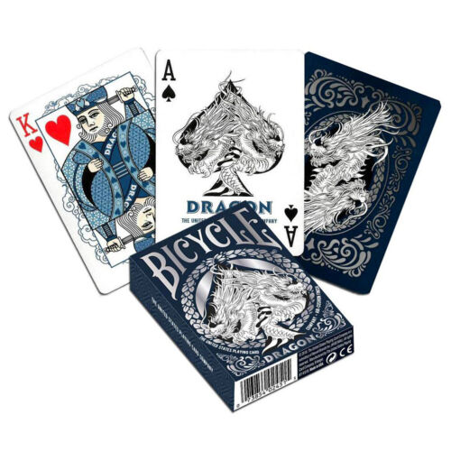 2 Decks xBicycle DRAGON Premium playing cards Standard index Poker USPCC Art USA 