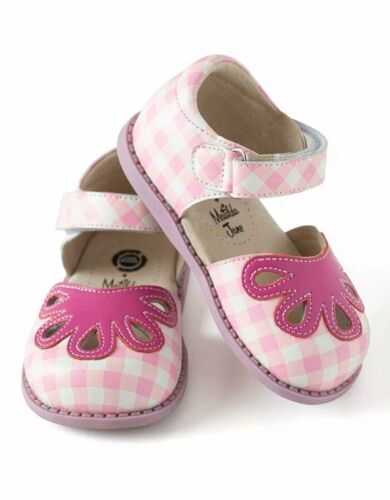 NWT Girl's Matilda Jane Livie & Luca Pack A Picnic Petal Leather Sandals Size 10 